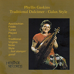 Traditional Dulcimer, Galax Style CD by Phyllis Gaskins